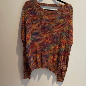 Multicolor Knit Women's Sweater large/Xlarge